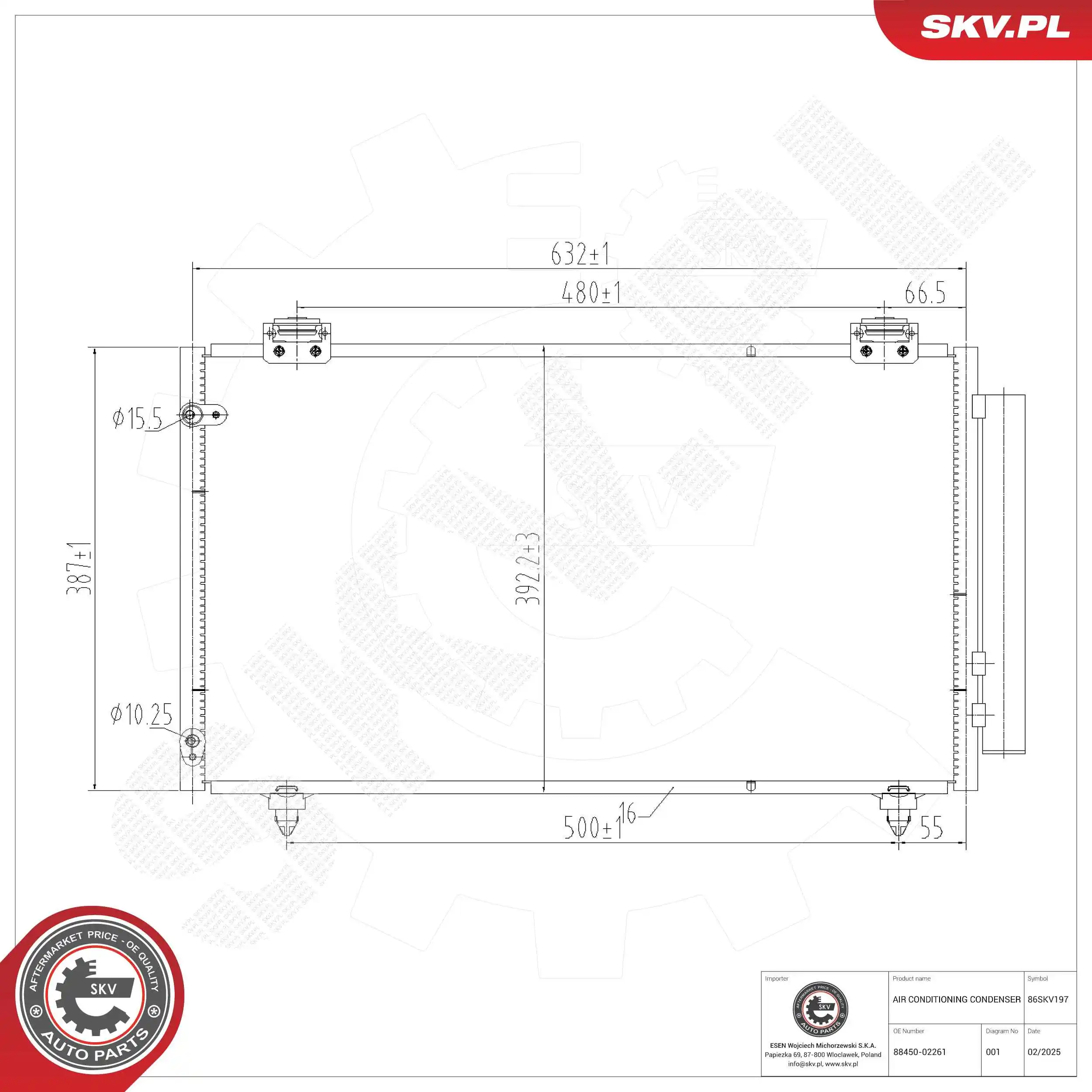 Condenser, air conditioning